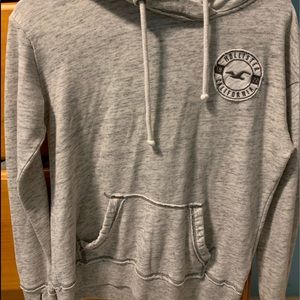 Grey hollister hoodie